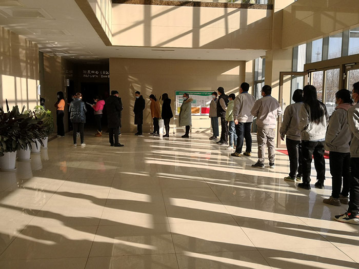 WM视讯员工核酸检测